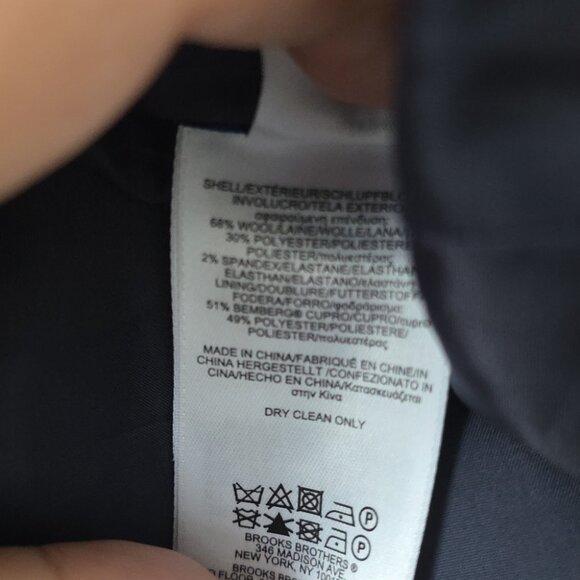 BROOKS BROTHERS | Wrap Skirt Wool Plaid Academia Sz 2 - Picture 6 of 6